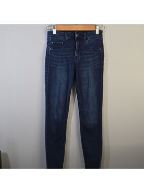 Guess Jeans Women's Size 26 Size 2 Dark Blue 1981 Skinny Jeans